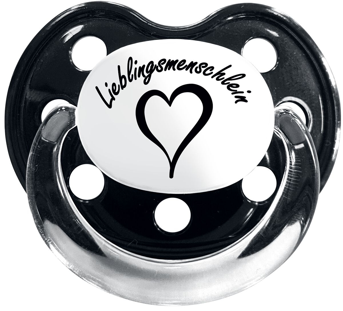 Tétine Fun de Metal Kids - pour les bébés - Lieblingsmenschlein - pour filles & garçonse - noir - Metal Kids
