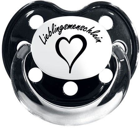 Tétine Fun de Metal Kids - pour les bébés - Lieblingsmenschlein - pour filles & garçonse - noir - Metal Kids