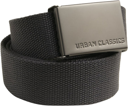 Ceinture  de Urban Classics - Ceinture En Toile - pour Unisexe - anthracite - Urban Classics