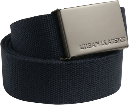 Ceinture  de Urban Classics - Ceinture En Toile - pour Unisexe - marine - Urban Classics