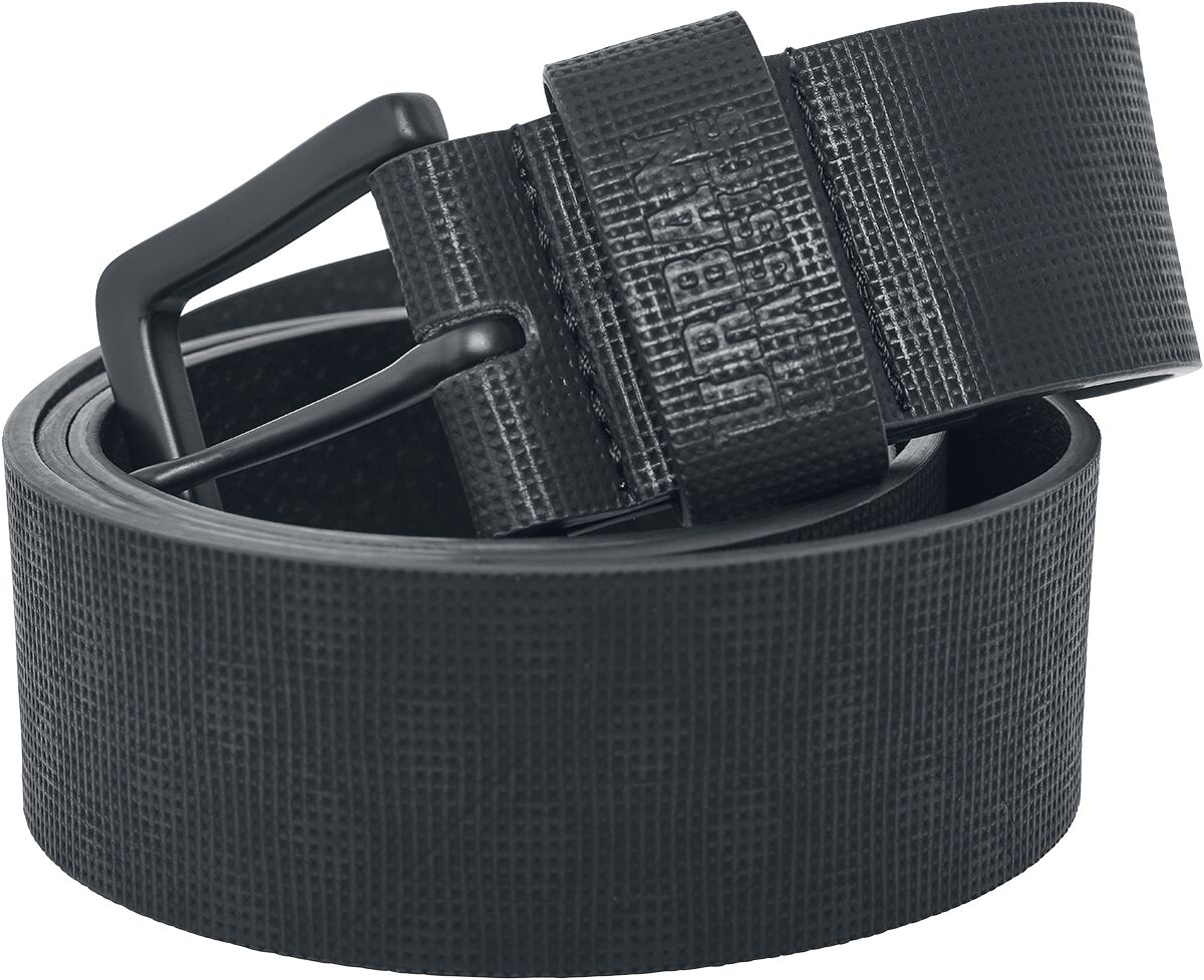 Ceinture  de Urban Classics - Ceinture Simili-Cuir - pour Unisexe - noir - Urban Classics