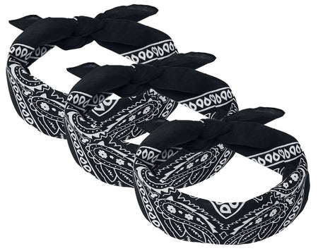 Bandana  de Urban Classics - Bandanas - Lot De 3 - pour Unisexe - noir - Urban Classics