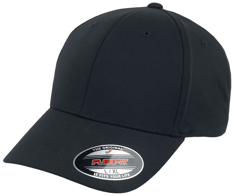 Casquette  de Flexfit - Alpha Shape Flexfit - pour Unisexe - noir - Flexfit