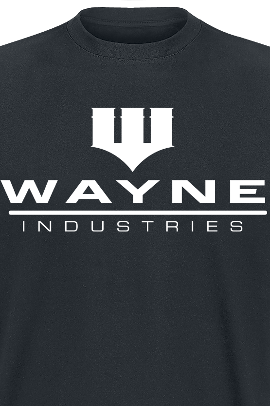 T-Shirt Manches courtes  de Batman - Wayne Industries - S à XXL - pour Homme - noir - Batman - View 2