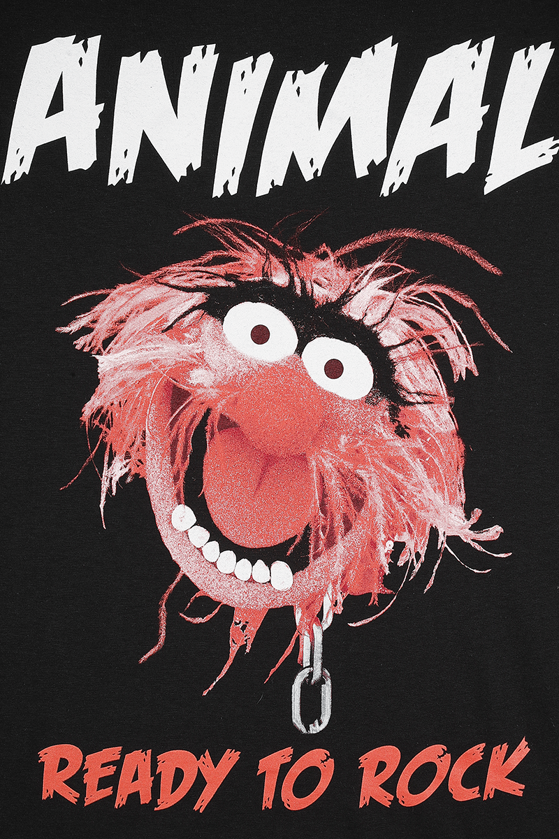 T-Shirt Manches courtes  de Le Muppet Show - Animal - Ready To Rock - S à XXL - pour Homme - noir - Le Muppet Show - View 2