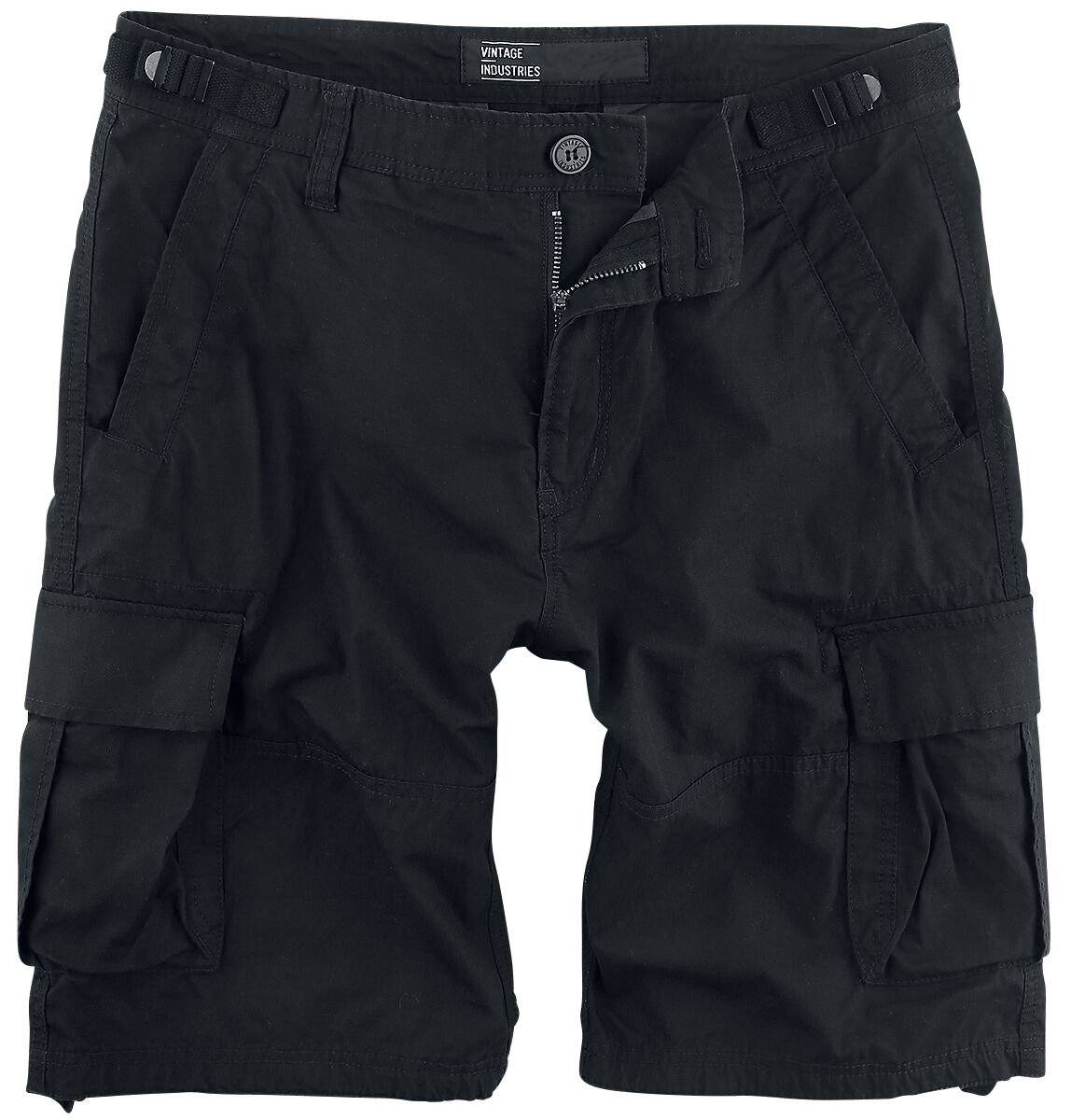 Short  de Vintage Industries - Short Terrance - S à 3XL - pour Homme - noir - Vintage Industries