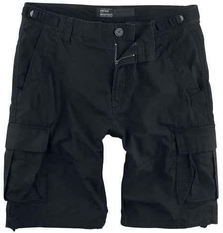 Short  de Vintage Industries - Short Terrance - S à 3XL - pour Homme - noir - Vintage Industries