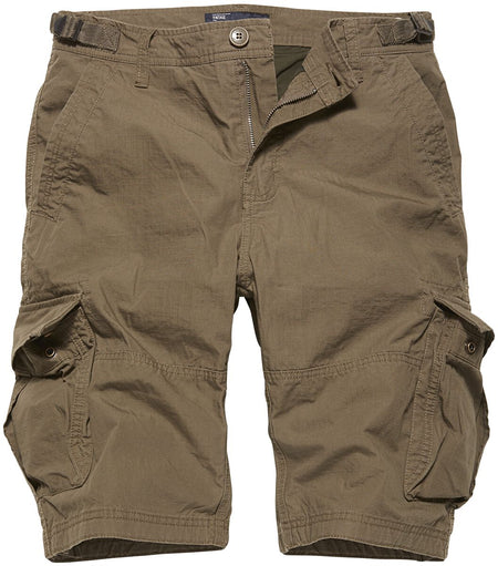 Short  de Vintage Industries - Short Terrance - S à 3XL - pour Homme - kaki - Vintage Industries