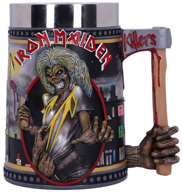 Chope à bière  de Iron Maiden - Killers - pour Unisexe - multicolore - Iron Maiden