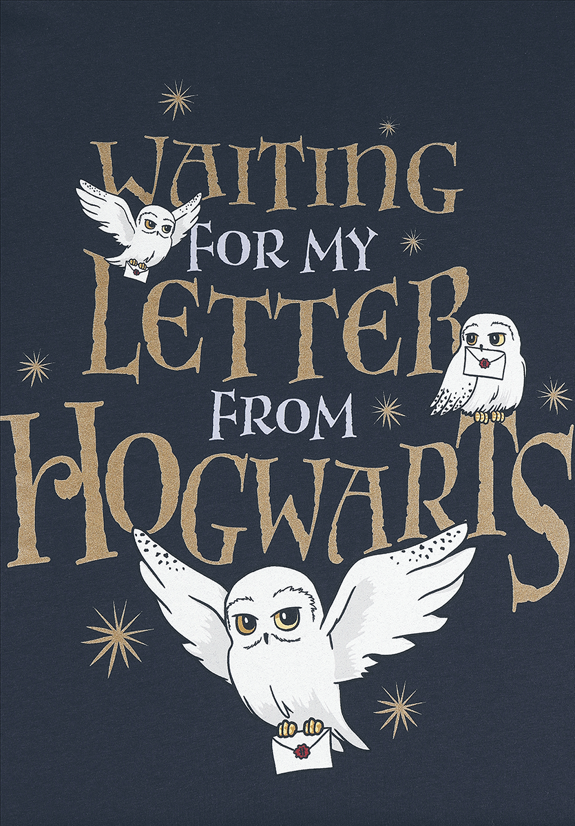 T-Shirt Manches courtes  de Harry Potter - Hogwarts Letter - L à XL - pour Femme - bleu foncé - Harry Potter - View 2