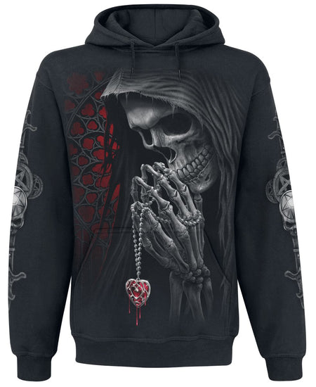 Sweat-shirt à capuche Gothic de Spiral - Forbidden - S à 4XL - pour Homme - noir - Spiral
