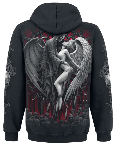 Sweat-shirt à capuche Gothic de Spiral - Forbidden - S à 4XL - pour Homme - noir - Spiral - View 2