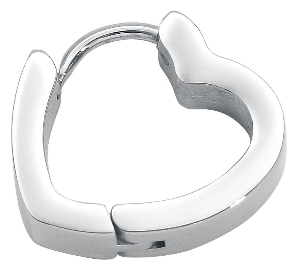 Boucles d'oreilles  de etNox - Boucles D'Oreille Cœurs - pour Femme - couleur argent - etNox - View 2