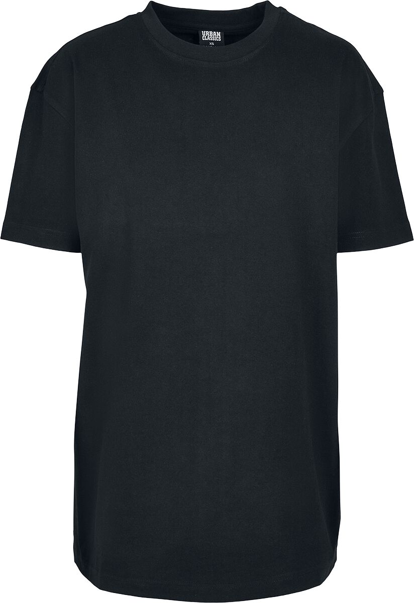 T-Shirt Manches courtes  de Urban Classics - T-Shirt Boyfriend Oversize - XS à XL - pour Femme - noir - Urban Classics
