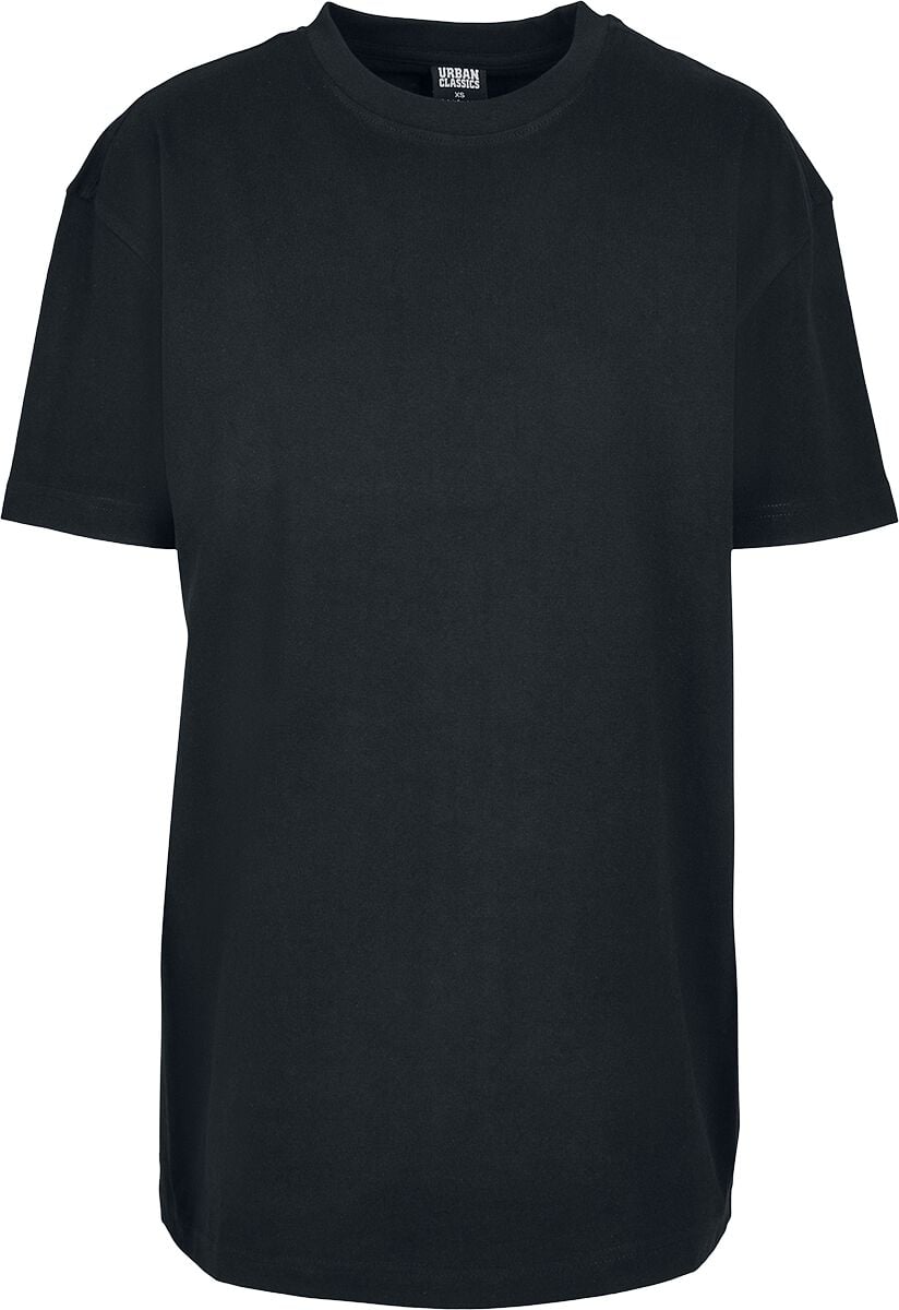 T-Shirt Manches courtes  de Urban Classics - T-Shirt Boyfriend Oversize - XS à XL - pour Femme - noir - Urban Classics