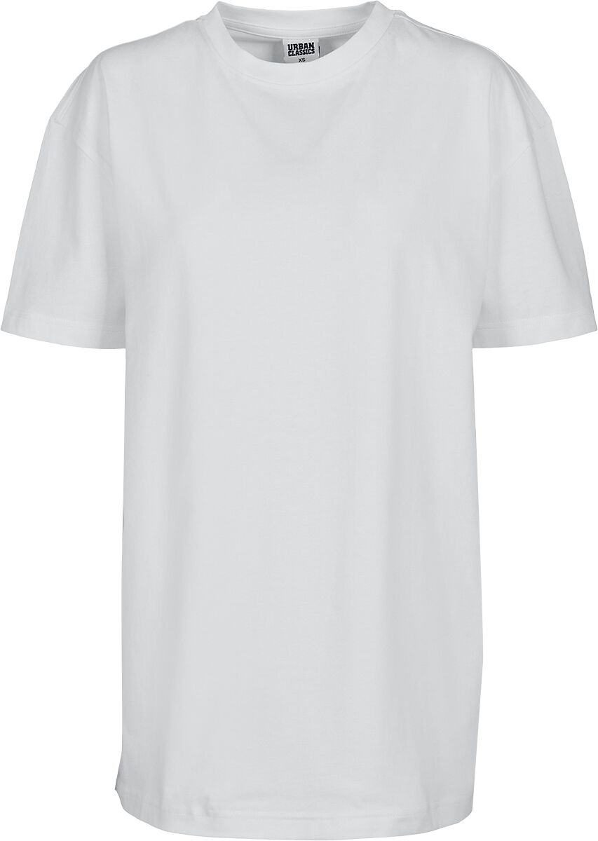 T-Shirt Manches courtes  de Urban Classics - T-Shirt Boyfriend Oversize - XS à L - pour Femme - blanc - Urban Classics