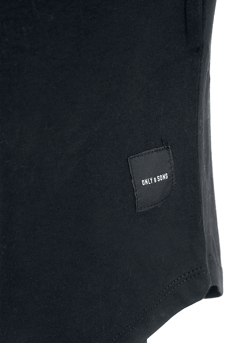 T-Shirt Manches courtes  de ONLY and SONS - T-Shirt Matt Life Longy - S à XXL - pour Homme - noir - ONLY and SONS - View 2