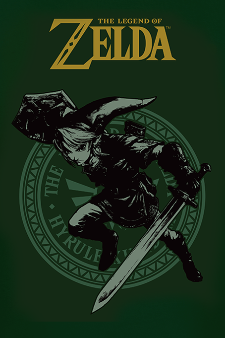 T-Shirt Manches courtes Gaming de The Legend Of Zelda - Link - S à XXL - pour Homme - vert - The Legend Of Zelda - View 2