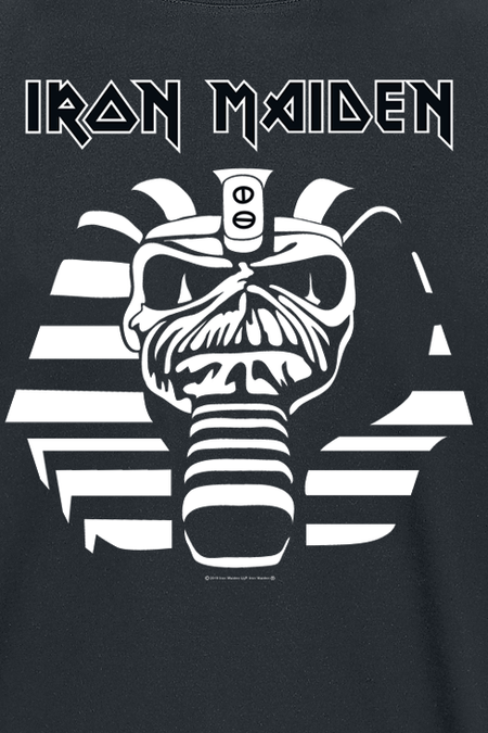T-Shirt Manches courtes  de Iron Maiden - Powerslave - S à XXL - pour Homme - noir - Iron Maiden - View 2
