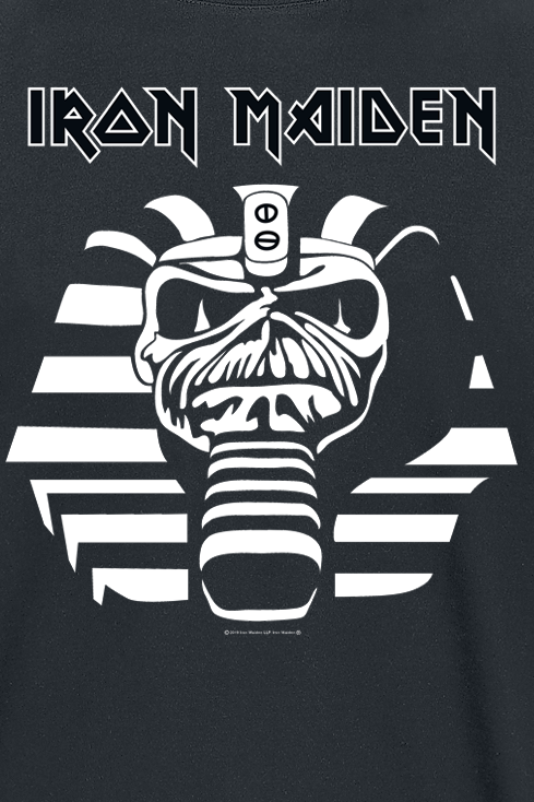 T-Shirt Manches courtes  de Iron Maiden - Powerslave - S à XXL - pour Homme - noir - Iron Maiden - View 2
