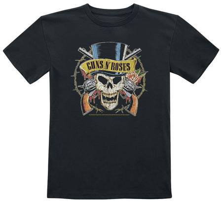 T-shirt  de Guns N' Roses - Metal-Kids - Top Hat - 92 à 164 - pour Enfants - noir - Guns N' Roses
