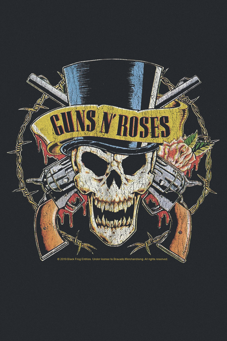T-shirt  de Guns N' Roses - Metal-Kids - Top Hat - 92 à 164 - pour filles & garçonse - noir - Guns N' Roses - View 2