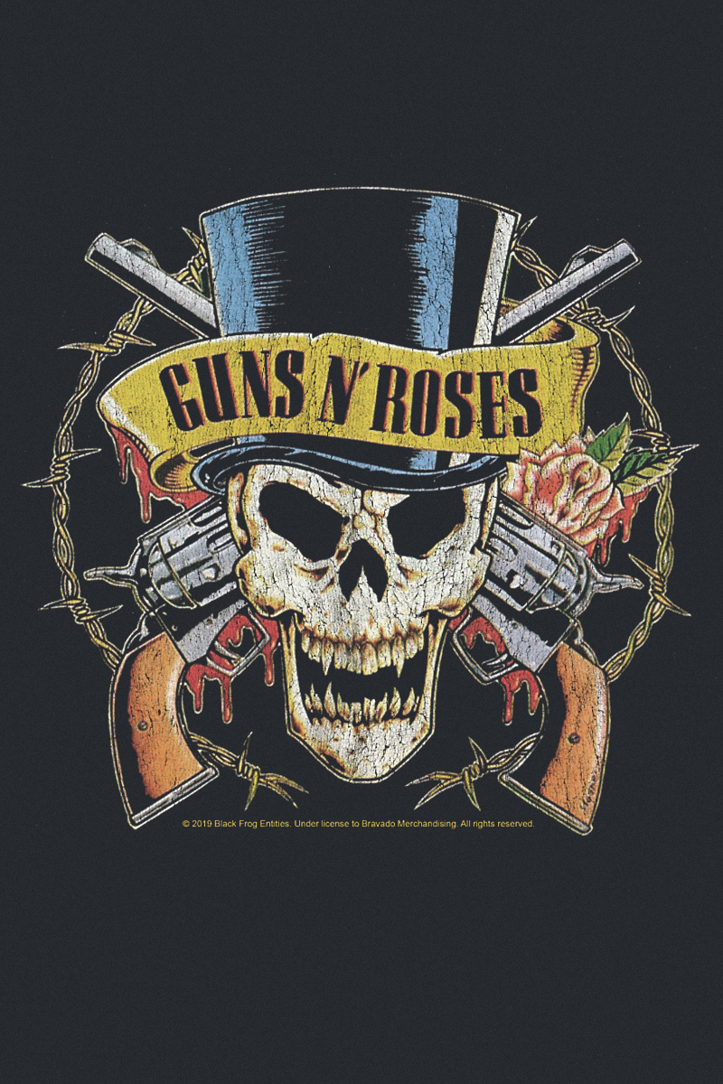 T-shirt  de Guns N' Roses - Metal-Kids - Top Hat - 92 à 164 - pour Enfants - noir - Guns N' Roses - View 2