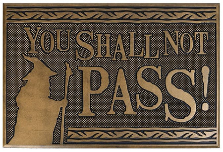 Paillasson  de Le Seigneur Des Anneaux - You Shall Not Pass - pour Indifférent - multicolore - Le Seigneur Des Anneaux