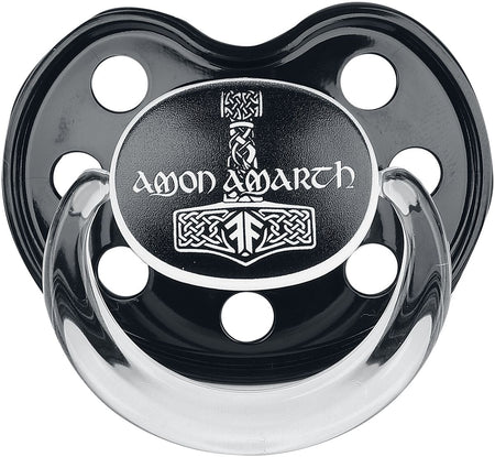 Tétine  de Amon Amarth - pour les bébés - Metal Kids - Thors Hammer - pour filles & garçonse - noir - Amon Amarth
