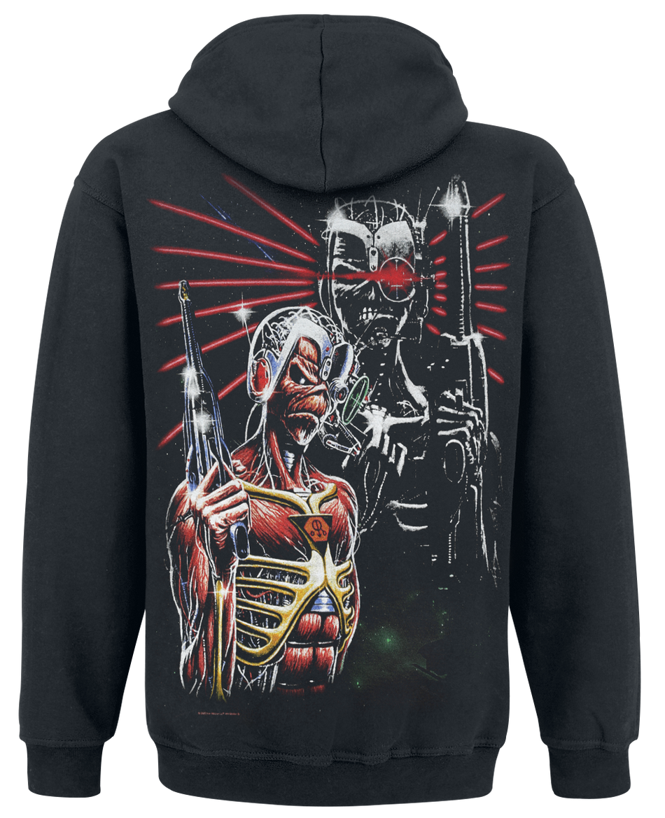 Sweat-shirt à capuche  de Iron Maiden - Terminate - S à XXL - pour Homme - noir - Iron Maiden - View 2
