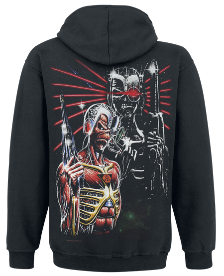 Sweat-shirt à capuche  de Iron Maiden - Terminate - S à XXL - pour Homme - noir - Iron Maiden - View 2