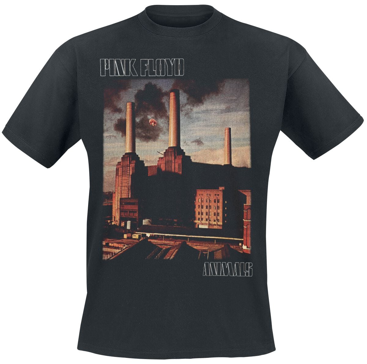 T-Shirt Manches courtes  de Pink Floyd - Animals - S à 5XL - pour Homme - noir - Pink Floyd