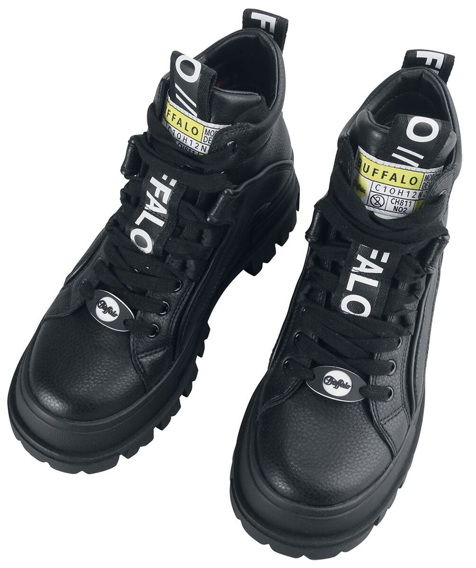 Baskets hautes  de Buffalo - Aspha NC Mid - EU36 à EU40 - pour Femme - noir - Buffalo