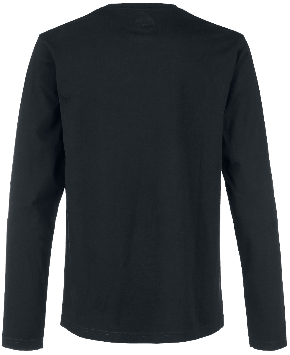 T-shirt manches longues  de RED by EMP - Hauts Manches Longues Noirs Ras-Du-Cou - Lot De 2 - S à 5XL - pour Homme - noir - RED by EMP - View 2