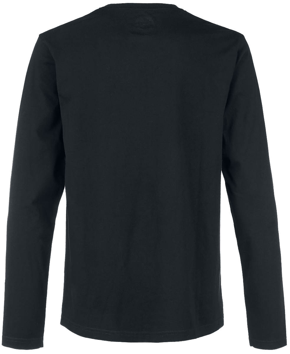 T-shirt manches longues  de RED by EMP - Hauts Manches Longues Noirs Ras-Du-Cou - Lot De 2 - S à 5XL - pour Homme - noir - RED by EMP - View 2