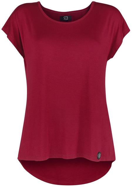 T-Shirt Manches courtes  de RED by EMP - T-Shirt Rouge - S à 4XL - pour Femme - bordeaux - RED by EMP