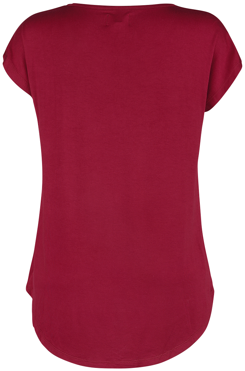 T-Shirt Manches courtes  de RED by EMP - loose my mind Viscose - S à 5XL - pour Femme - bordeaux - RED by EMP - View 2