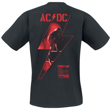 T-Shirt Manches courtes  de AC/DC - PWR UP - S à 5XL - pour Unisexe - noir - AC/DC - View 2