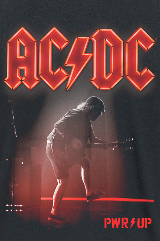 T-Shirt Manches courtes  de AC/DC - PWR UP Angus Live - S à 5XL - pour Homme - noir - AC/DC - View 2