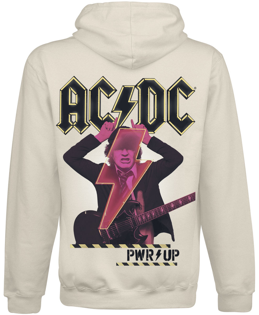 Sweat-shirt à capuche  de AC/DC - PWRUP Angus Devil - S à 5XL - pour Homme - beige - AC/DC - View 2