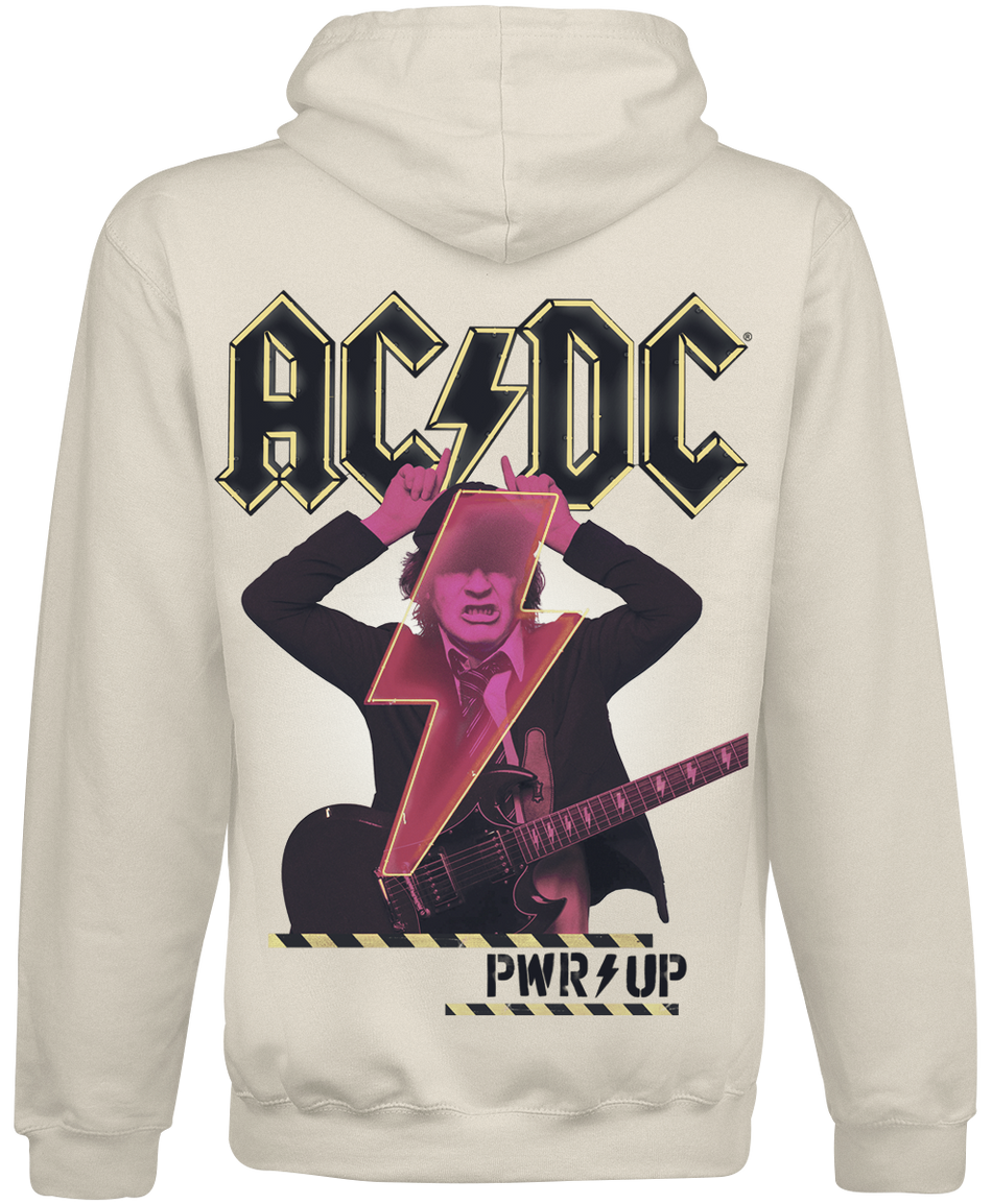 Sweat-shirt à capuche  de AC/DC - PWRUP Angus Devil - S à 5XL - pour Homme - beige - AC/DC - View 2