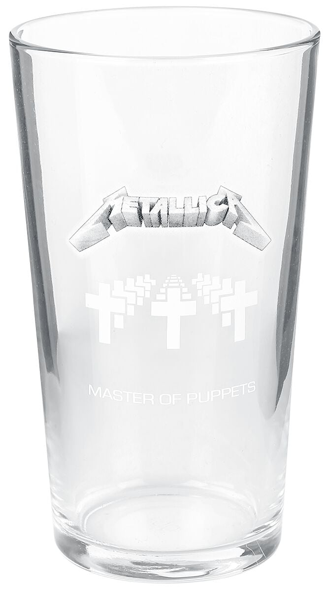 Verre à bière  de Metallica - Master Of Puppets - pour Unisexe - transparent - metallica