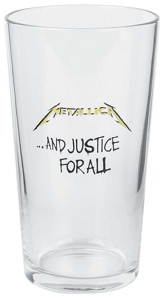 Verre à bière  de Metallica - And Justice For All - pour Unisexe - transparent - metallica