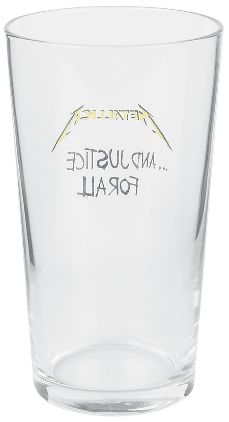 Verre à bière  de Metallica - And Justice For All - pour Unisexe - transparent - metallica - View 2