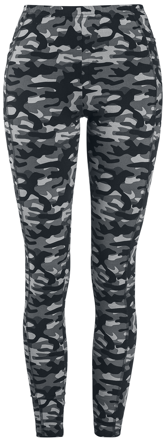 Legging  de Rock Rebel by EMP - Leggings Camouflage Gris Poches Latérales - XS à 5XL - pour Femme - gris - Rock Rebel by EMP - View 2