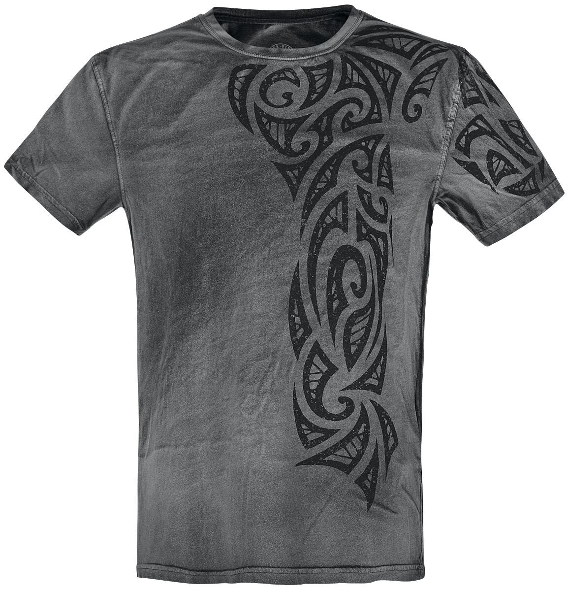 T-Shirt Manches courtes  de Outer Vision - Gothic Tattoo - S à 4XL - pour Homme - gris - Outer Vision