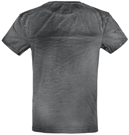 T-Shirt Manches courtes  de Outer Vision - Gothic Tattoo - S à 3XL - pour Homme - gris - Outer Vision - View 2