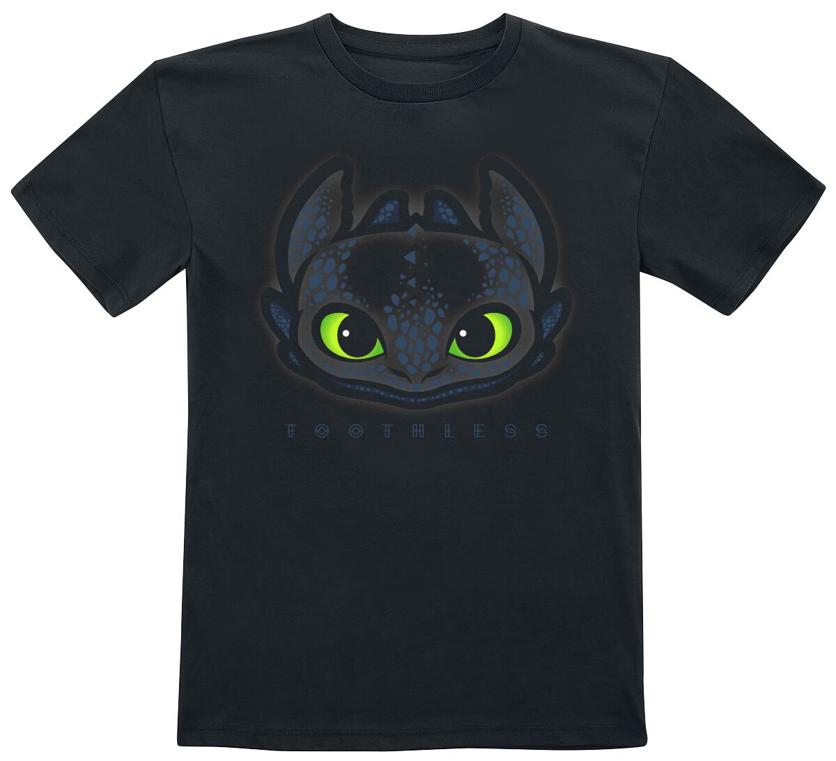 T-shirt  de Dragons - Enfants - Krokmou - 104 à 152 - pour filles & garçonse - noir - Dragons