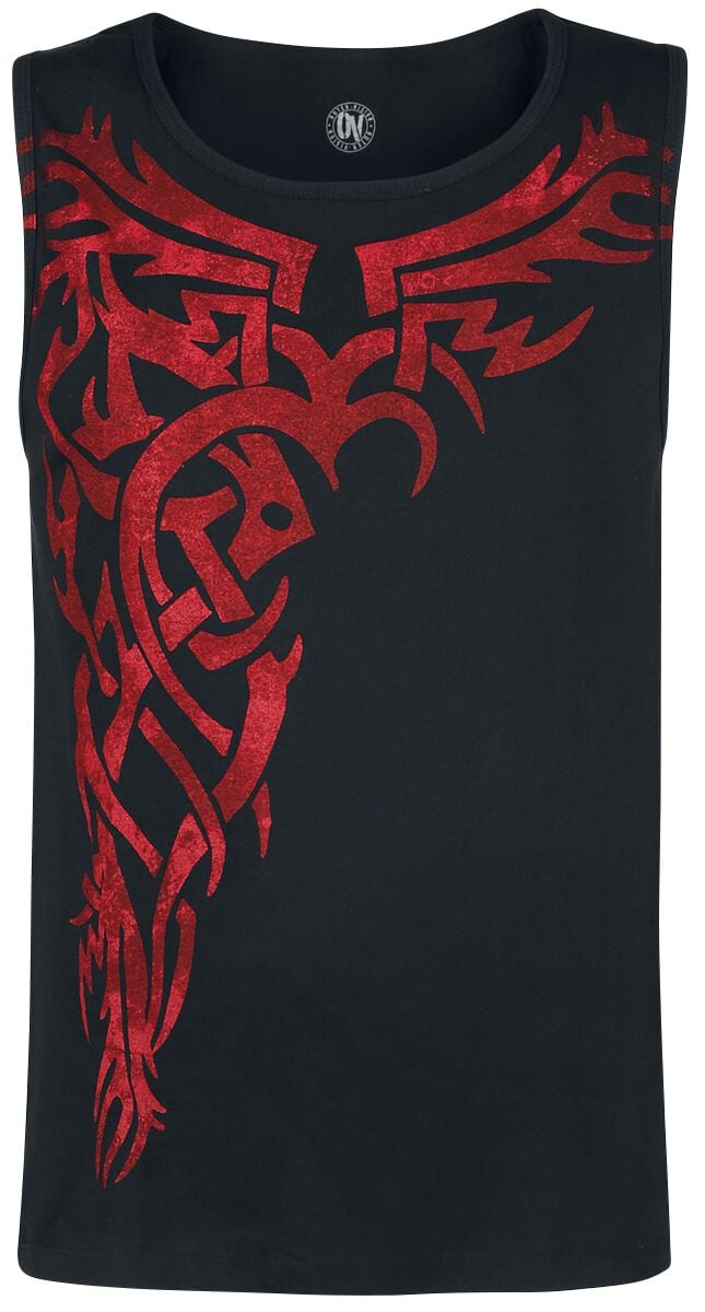 Débardeur Gothic de Outer Vision - Tattoo Ailes - S à 4XL - pour Homme - noir - Outer Vision