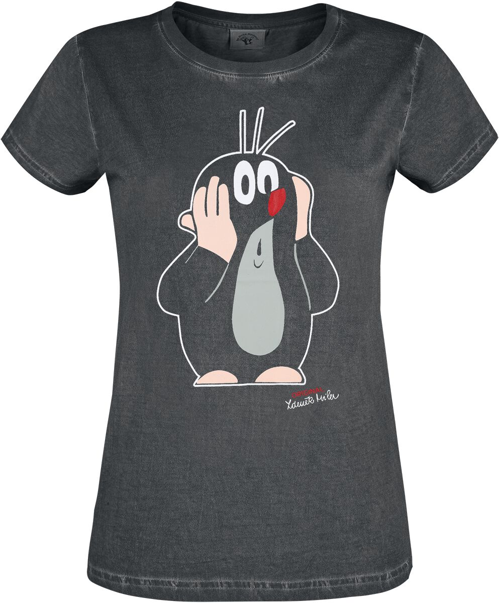 T-Shirt Manches courtes  de The Little Mole - La Petite Taupe - XS à 3XL - pour Femme - noir - The Little Mole